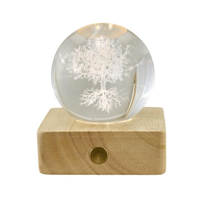 LAMPADA GLOBO ALBERO PC. GIFT 6X6X8